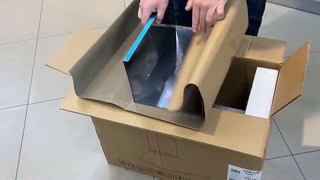 Распаковка CATA V3-S600 X. Новинка 2022г. Цвет: стальной (нержавейка). Комплектация, характеристики смотреть онлайн