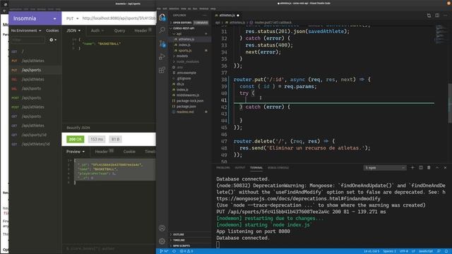 Curso REST API - Modificar Documentos смотреть онлайн