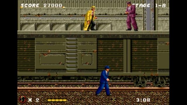 Sega Mega Drive 2 (Smd) 16-bit Dick Tracy stage 1