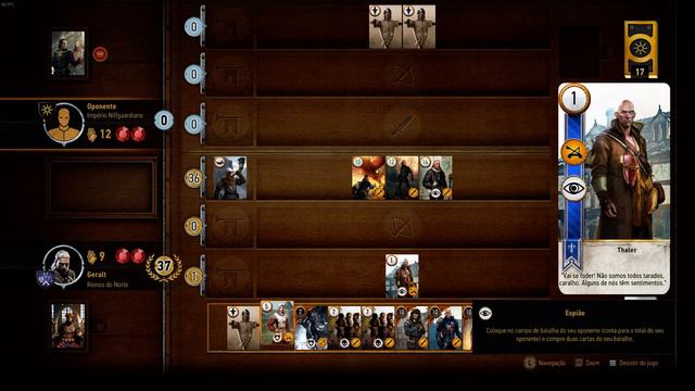 The Witcher 3 - Vencendo o Torneio de Gwent no Passiflora s/ Comentario смотреть онлайн