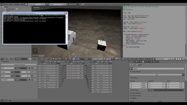 How to get in + out of cars in BGE [Logic to Python conversion] смотреть онлайн