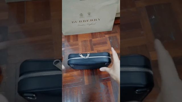 BURBERRY London-check Logo-print Leather Cross-body Bag 2020