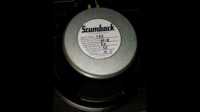 Eminence Red Fang vs Scumback H55 via Tweed Deluxe 5b3 смотреть онлайн