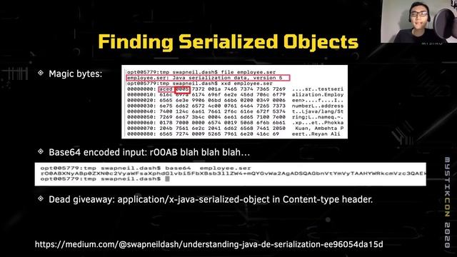 Mystikcon 2020 - Java De-serialization vulnerability analysis смотреть онлайн