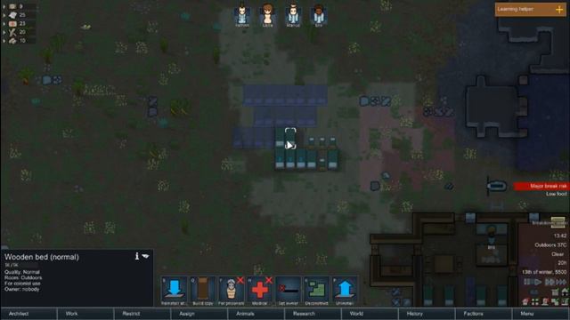 Rimworld Vanilla ep 3 - Bedrooms R finished! смотреть онлайн