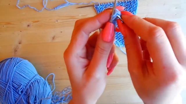 Вязание спицами Узор "Сетка" Pattern mesh смотреть онлайн