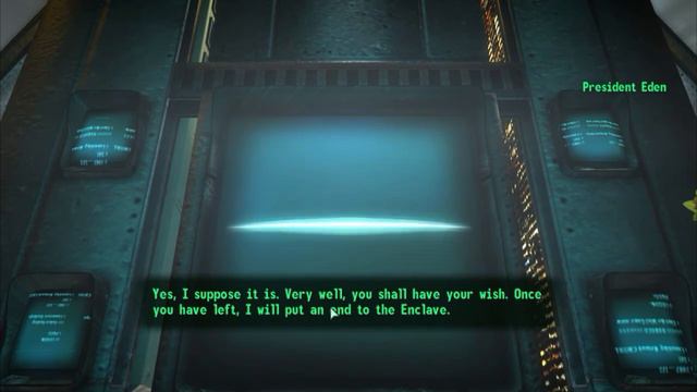 Let's Explore Fallout 3 - part 153 - President Eden смотреть онлайн