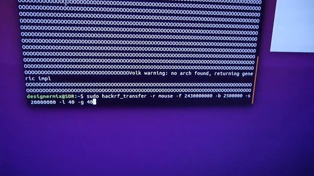 Воспроизводим сигналы беспроводной мышки с HackRF One смотреть онлайн