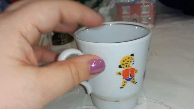 Советские изделия из фарфора и стекла, новогодняя посылка от Ирины. смотреть онлайн