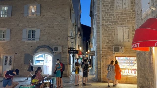 Budva | Montenegro | Old Town | Beaches | Walking Tour In the City смотреть онлайн