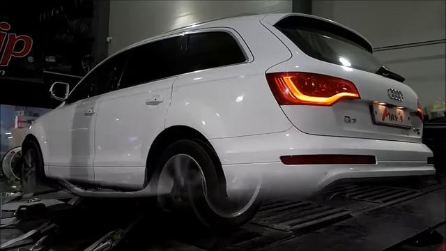 2010 AUDI Q7 4.2 TDI Quattro Mar's ECU Tune Dyno Test 360WHP смотреть онлайн