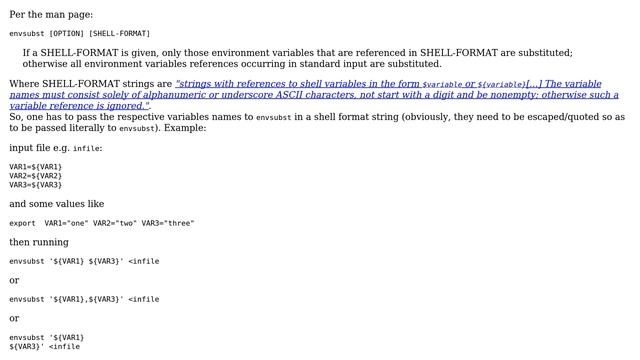 Unix & Linux: Replacing only specific variables with envsubst (2 Solutions!!) смотреть онлайн