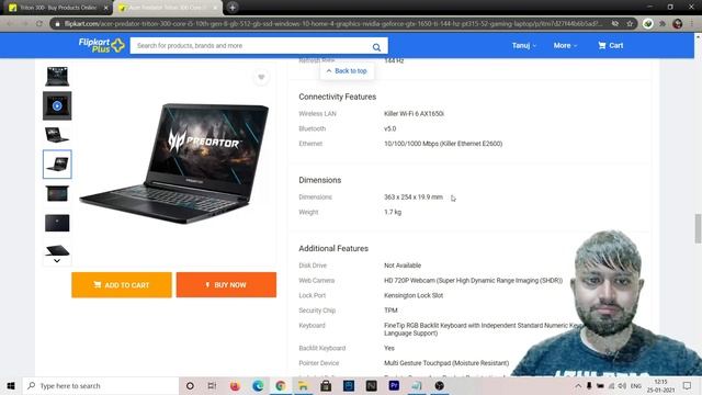Acer Predator Triton 300 | All Details and Specifications | Best Gaming Laptop Under 70K Budget ? смотреть онлайн