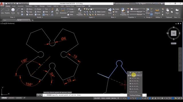 AutoCAD 2D Practice Drawing Exercise || AutoCAD 2020 || Part-4 смотреть онлайн