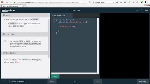 Java codecademy lesson #1: Assigning Variables смотреть онлайн