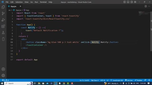 Toast Notifications in Reactjs (react-toastify) смотреть онлайн