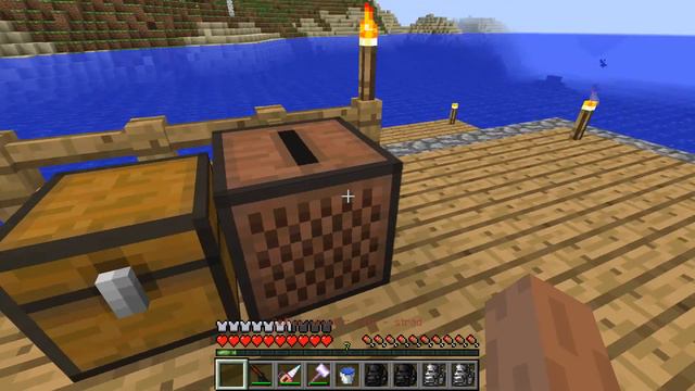 Minecraft №103 Музыка под дождём ^_^ смотреть онлайн