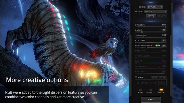 Oniric plugin update v1.31.0 - Non destructive glow generator for Adobe Photoshop CC смотреть онлайн