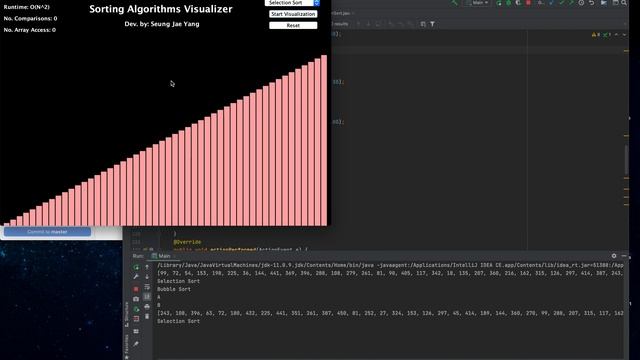 Java Sorting Algorithm Visualizer (Under Development) смотреть онлайн