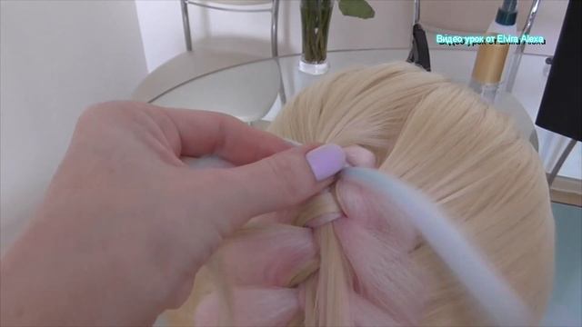 Коса с канекалоном Причёска из цветных кос Hairtutorial смотреть онлайн