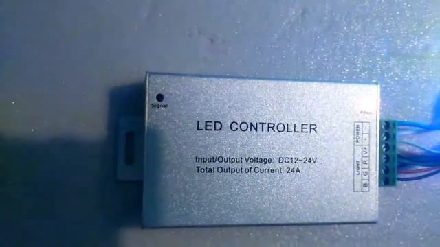 Подключение двух(трех)светодиодных РГБ лент от одного контроллера.