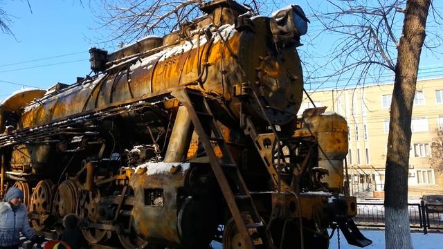 Паровоз РЖД г. Саратов ул. Астраханская. смотреть онлайн