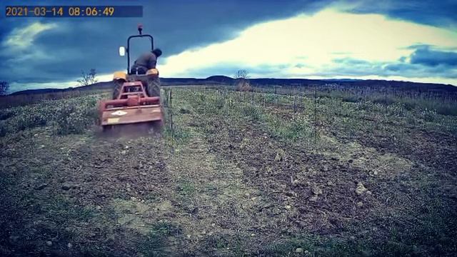 Passage du rotavator parcelle grenache noir #raisin смотреть онлайн