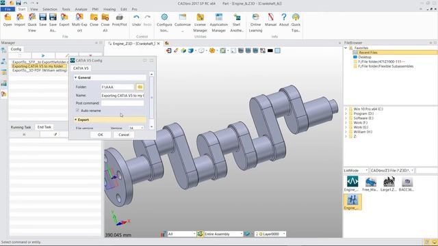 CADbro Exporting Process Manager - 3D CAD Viewer смотреть онлайн