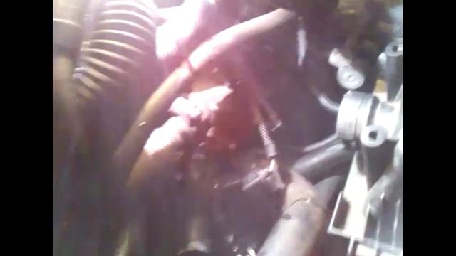 Замена термостата Octavia Tour