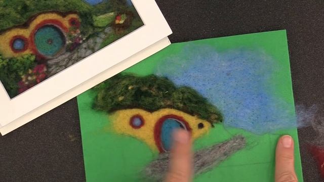 Needle Felting Pictures - Hobbit House in Hobbiton смотреть онлайн
