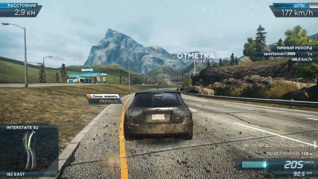 Test-Drive Прохождение NFS Most Wanted 2012-2015-2016 : Subaru Cosworth Impreza STi - TO THE BRIDGE смотреть онлайн