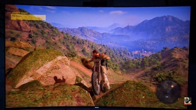 Ghost Recon Wildlands looks very sharp on PS4 PRO with HDR on a Samsung KS8500 смотреть онлайн