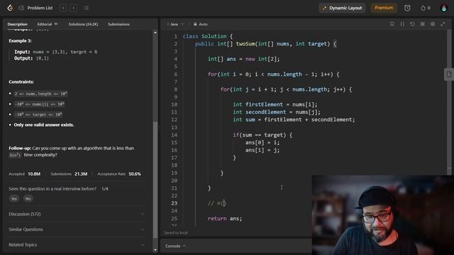 Problemas entrevistas técnicas Software 1 | LeetCode 1 - Two Sum | Java | Solución смотреть онлайн