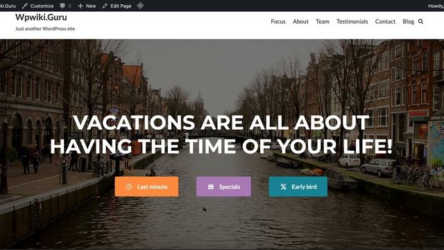 Create a travel agency Website use Wordpress and Neve Theme смотреть онлайн