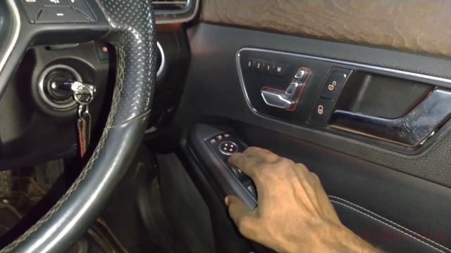 Mercedes Power window one touch system || Mercedese power window resetting смотреть онлайн