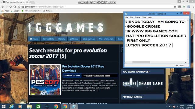 How to download (PRO EVOLUTION SOCCER) by igg games in mobile and pc смотреть онлайн