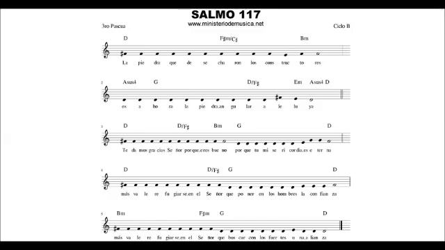 Salmo 117 - 22 Abril 2018 - Formación Musical Para Salmodiar
