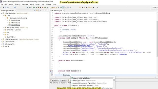 Appium : How to inspect mobile elements : Tutorial 9 смотреть онлайн