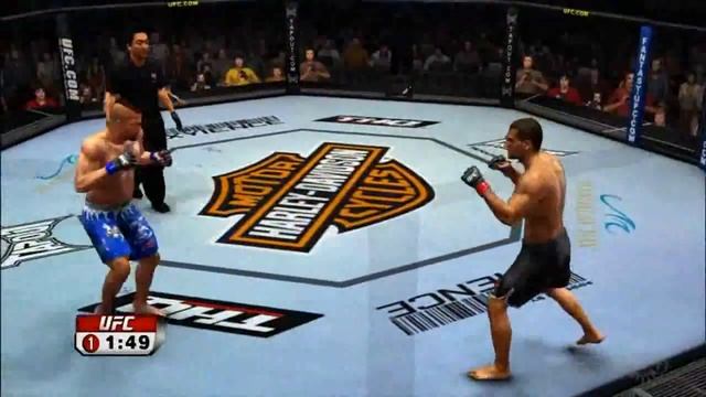 UFC 2009 Undisputed - Gameplay 3/5 HD смотреть онлайн