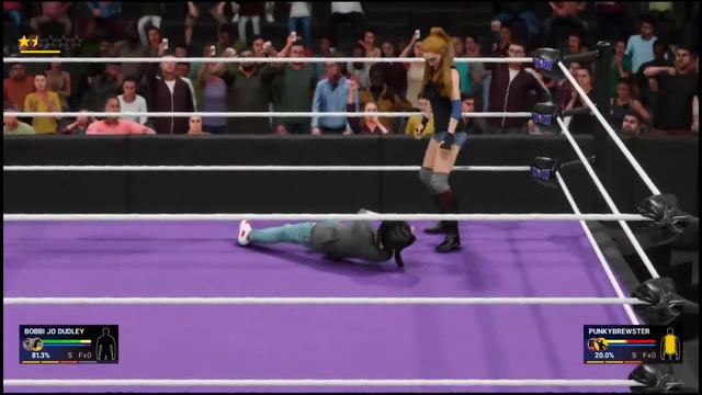 WWE 2k19 PS4 Bobbi-Jo vs Punky Brewster смотреть онлайн
