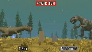 T-Rex vs Dinosaur Level Challenge Power Comparison | SPORE