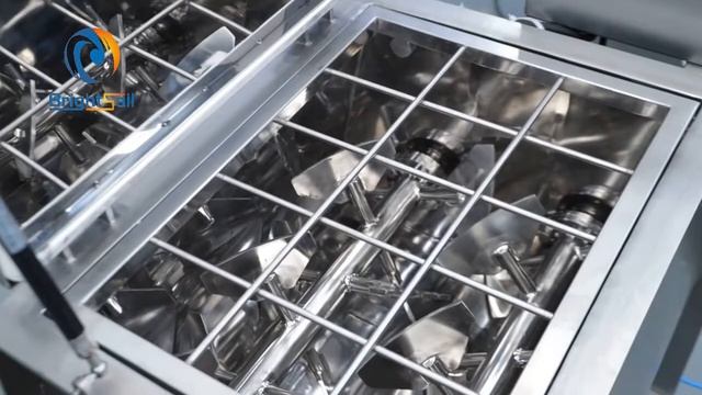 BSL-100 double shaft paddle mixer machine смотреть онлайн