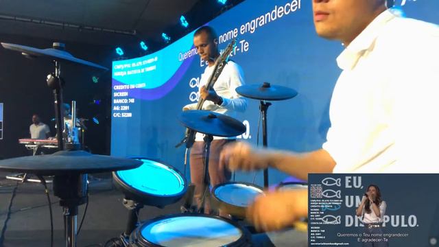 Grande - Ademar Campos drumcam #11 (Bateria Roland TD 17 kvx) смотреть онлайн