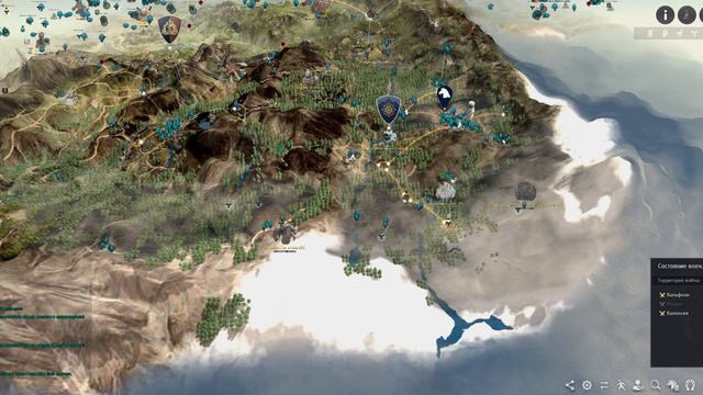 Black Desert. Горы вечной Зимы: Расположение узлов на карте. 1440p смотреть онлайн