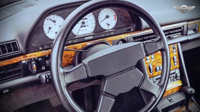 1988 Mercedes-Benz 560SEC C126 with AMG body kit смотреть онлайн
