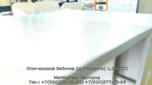 Стол книжка Бабочка (дуб атланта) 1,1 м БТС смотреть онлайн