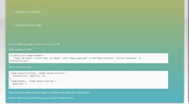 Transition in v-for with VueJS смотреть онлайн