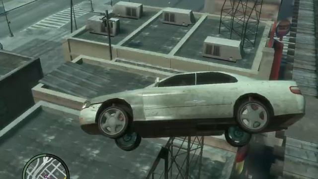 GTAIV трюки-29 (Chaser 90 VS MarkII 110) смотреть онлайн