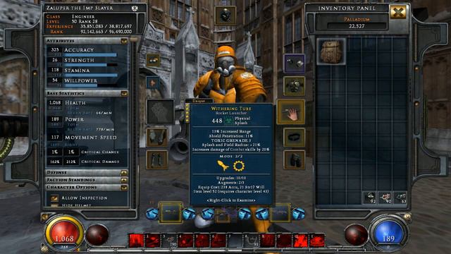 Hellgate London 2038: Персонаж Engineer Bomberman. Интересный засранец.