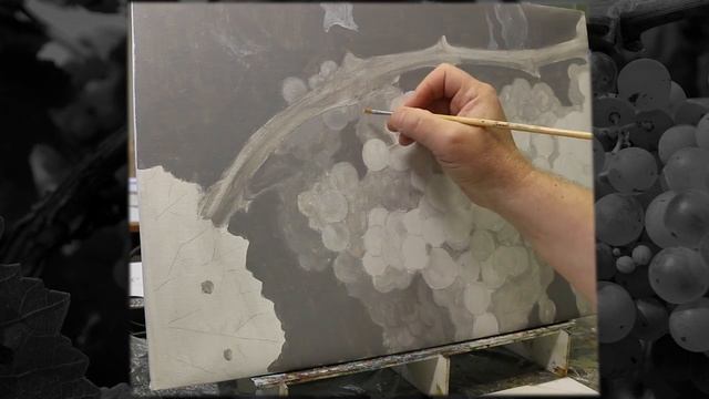 Как написать виноград. 